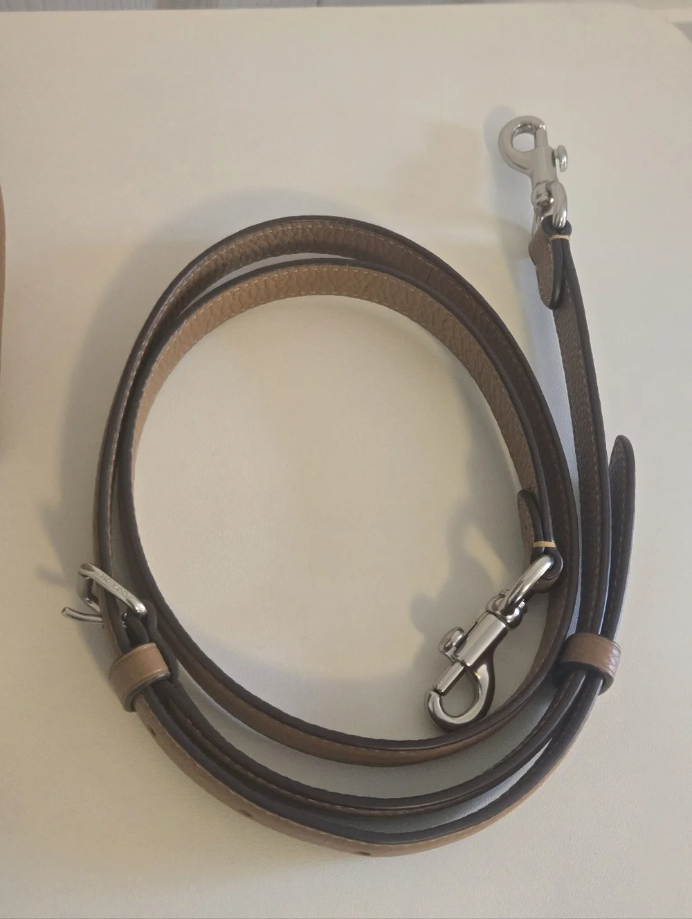 Coach Tan Pebbled Leather GEORGIA Satchel with Detachable Strap - Picture 13 of 15